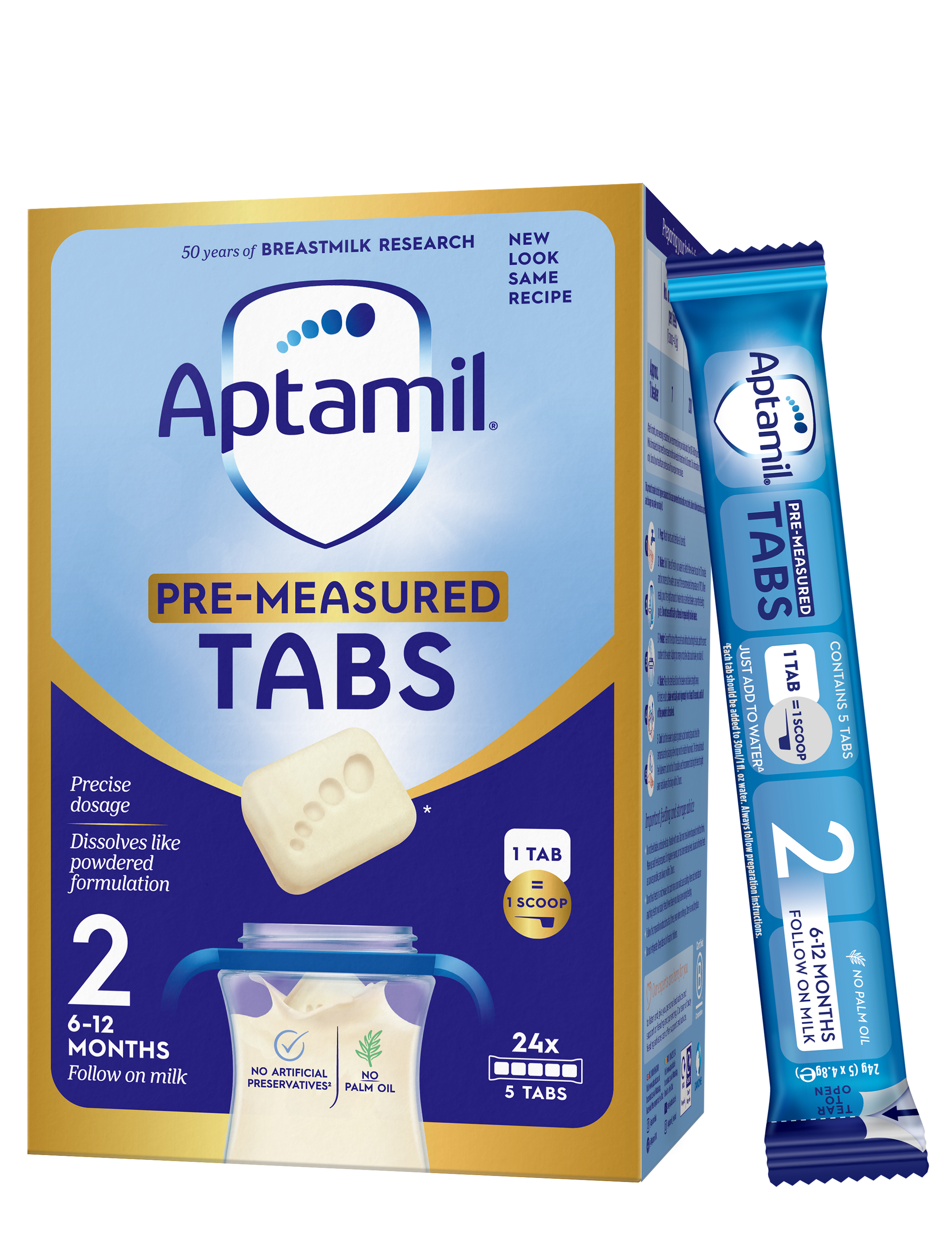 Aptamil 2 Follow On Milk Pre-Measured Tabs | Aptamil UK