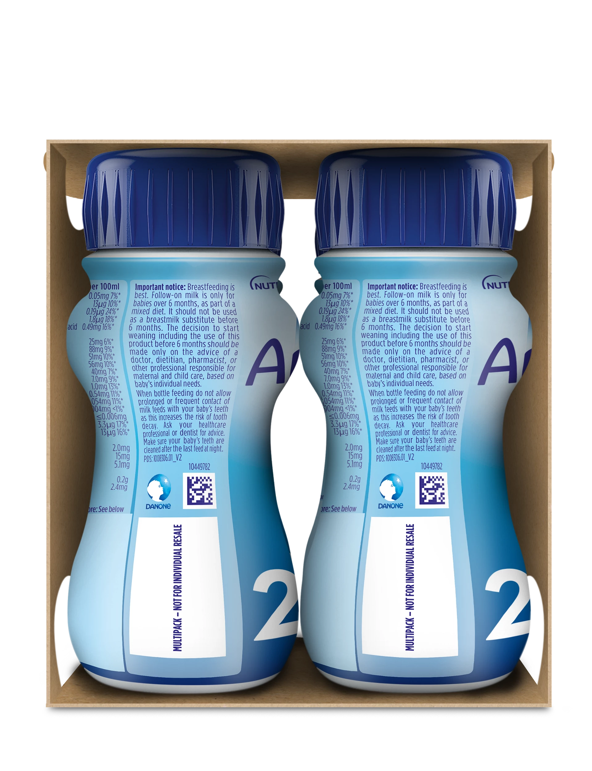 Aptamil® Follow On Milk Ready To Drink 4x200ml