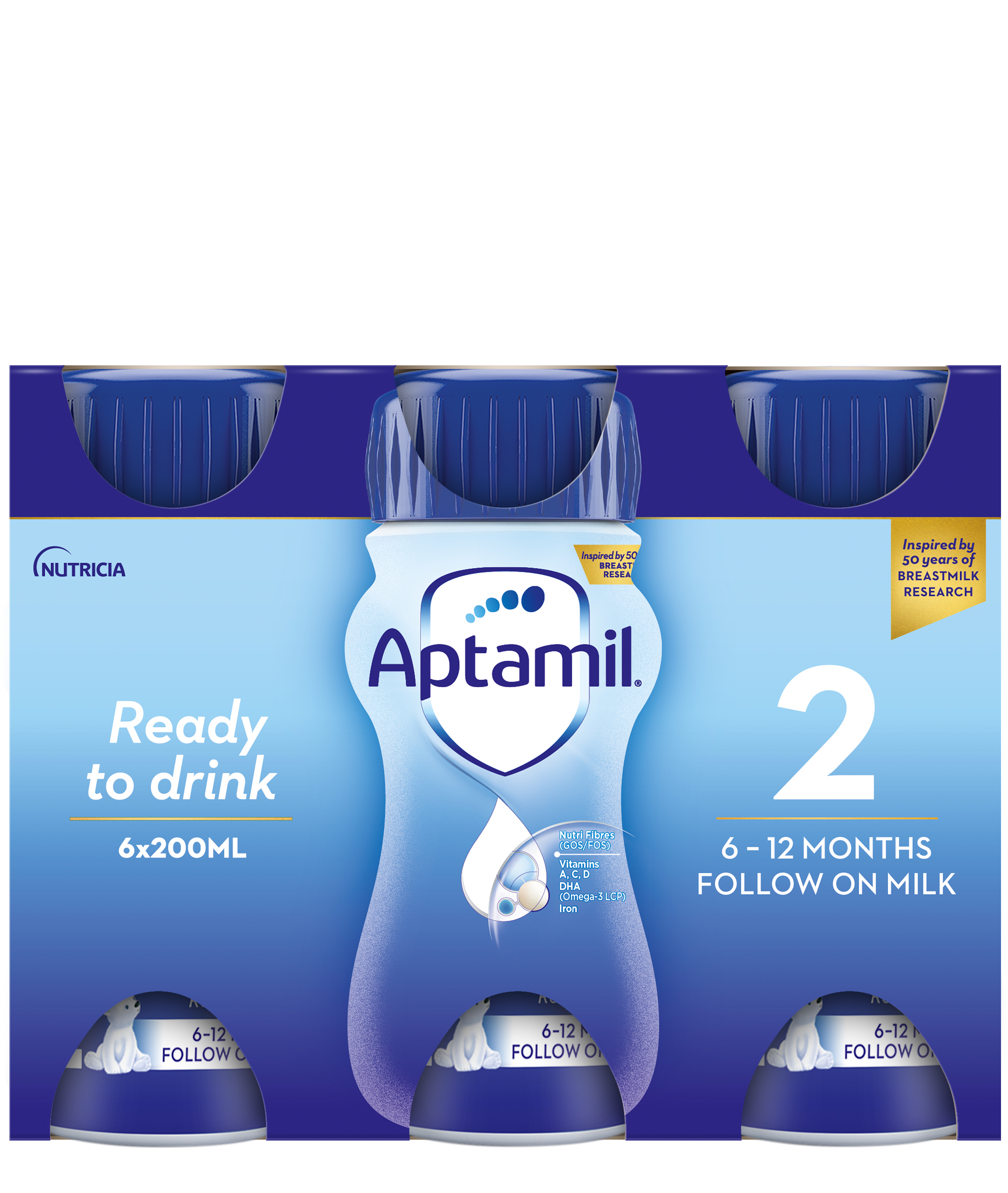 Aptamil® Follow On Milk Ready to Drink 6x200ml
