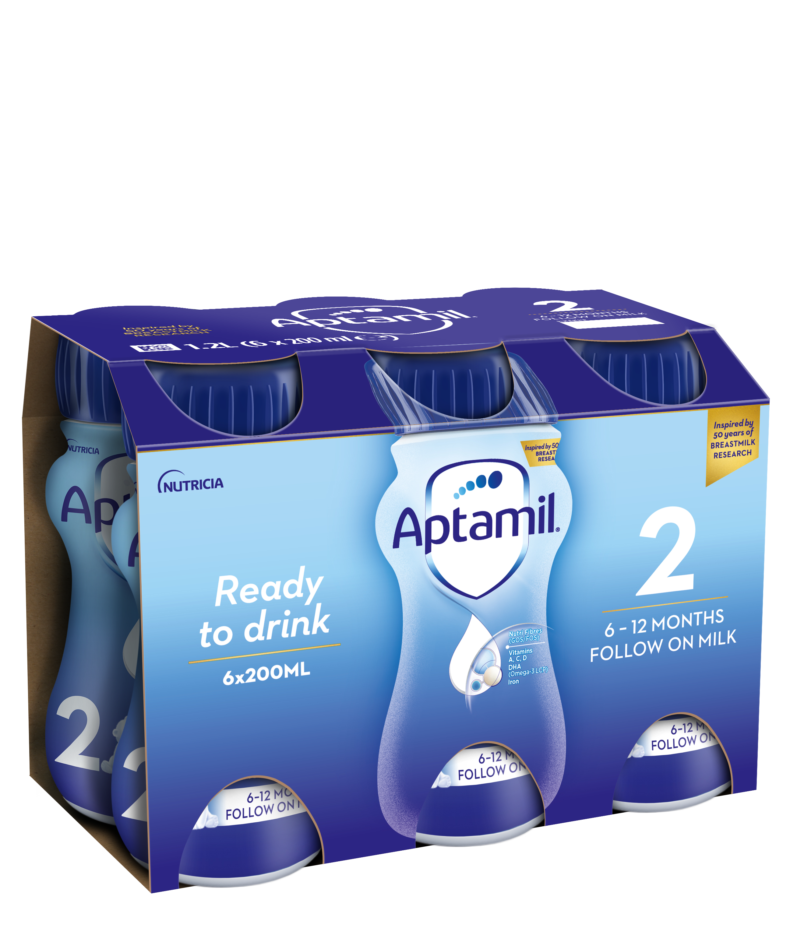 Aptamil® Follow On Milk Ready to Drink 6x200ml