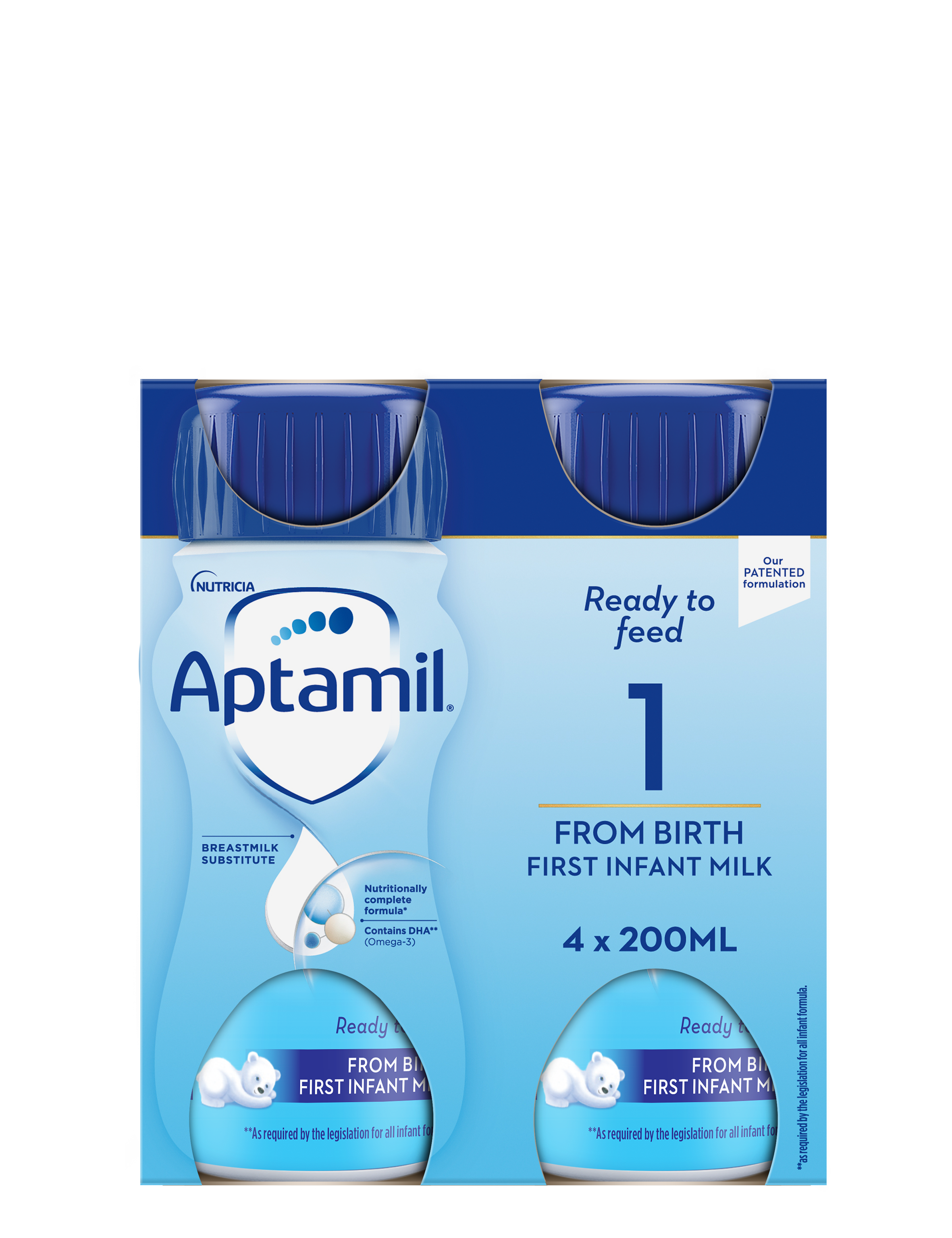 Aptamil® First Infant Milk Ready To Feed 4x200ml