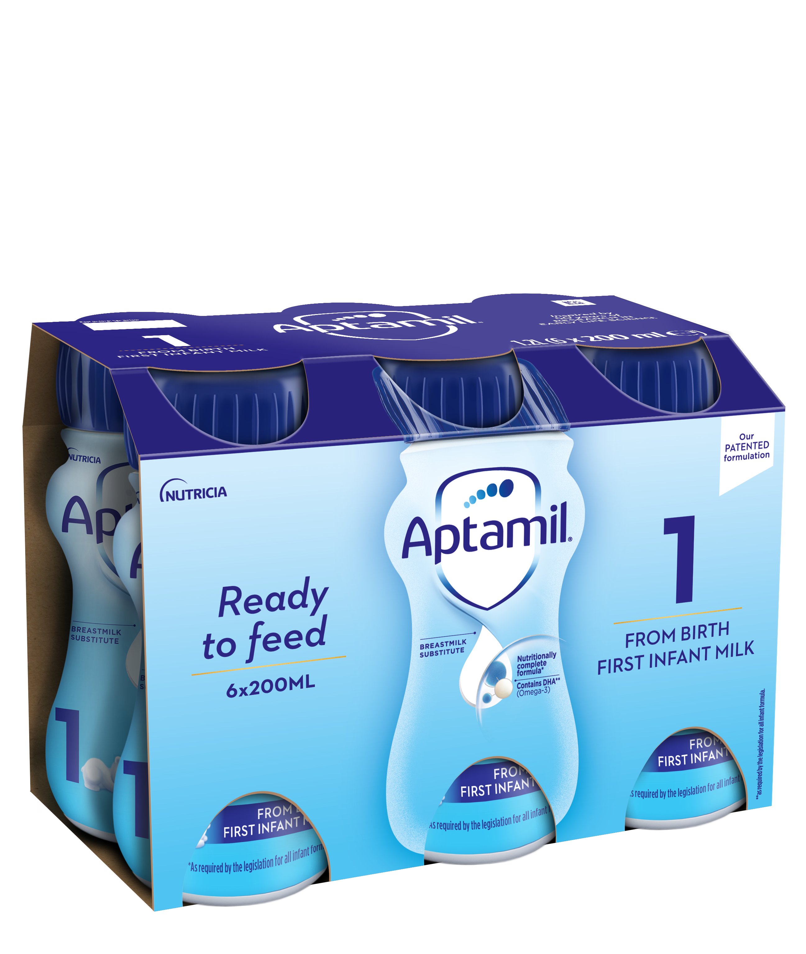 Aptamil® First Infant Ready To Feed 6x200ml