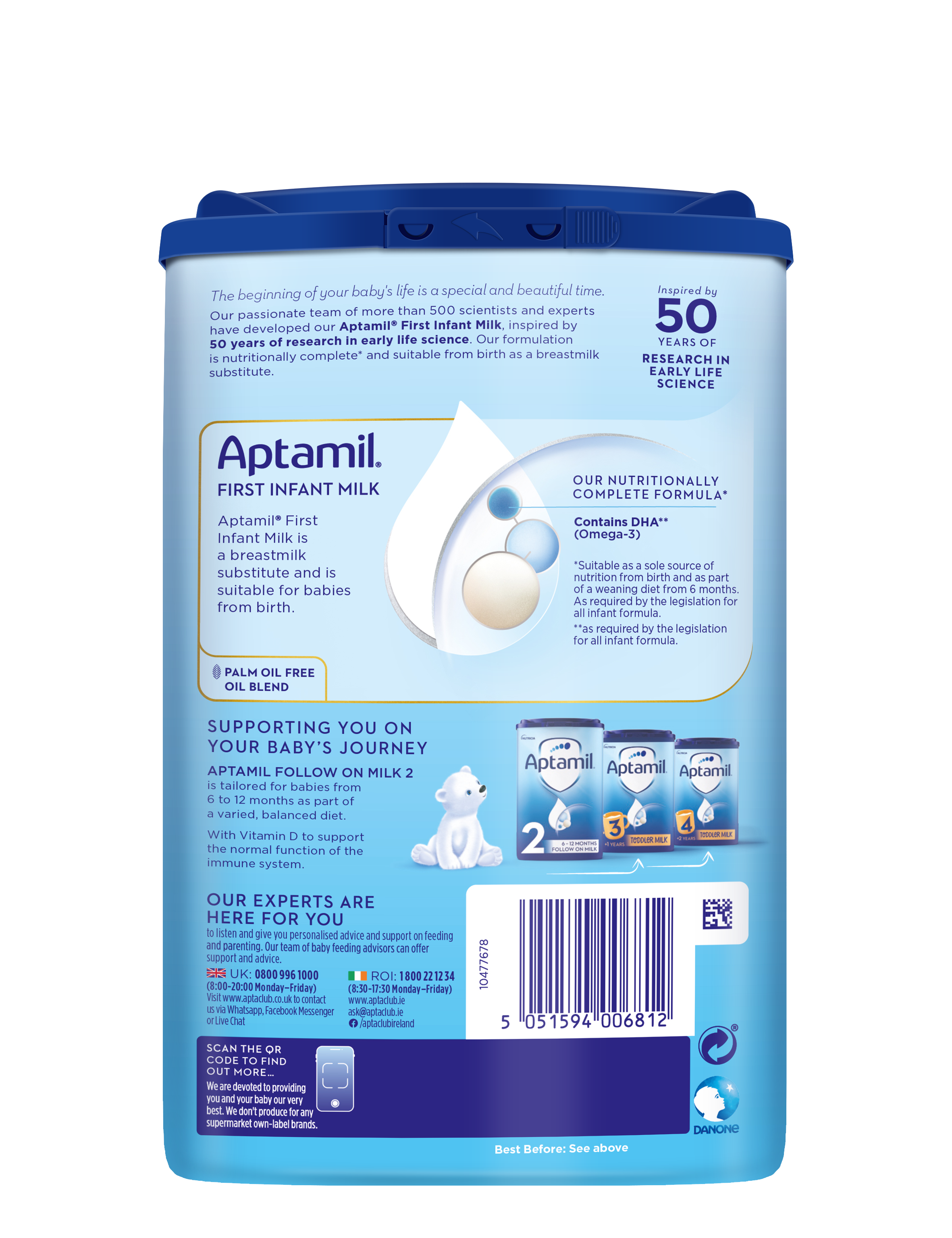 Aptamil® First Infant Milk 800g