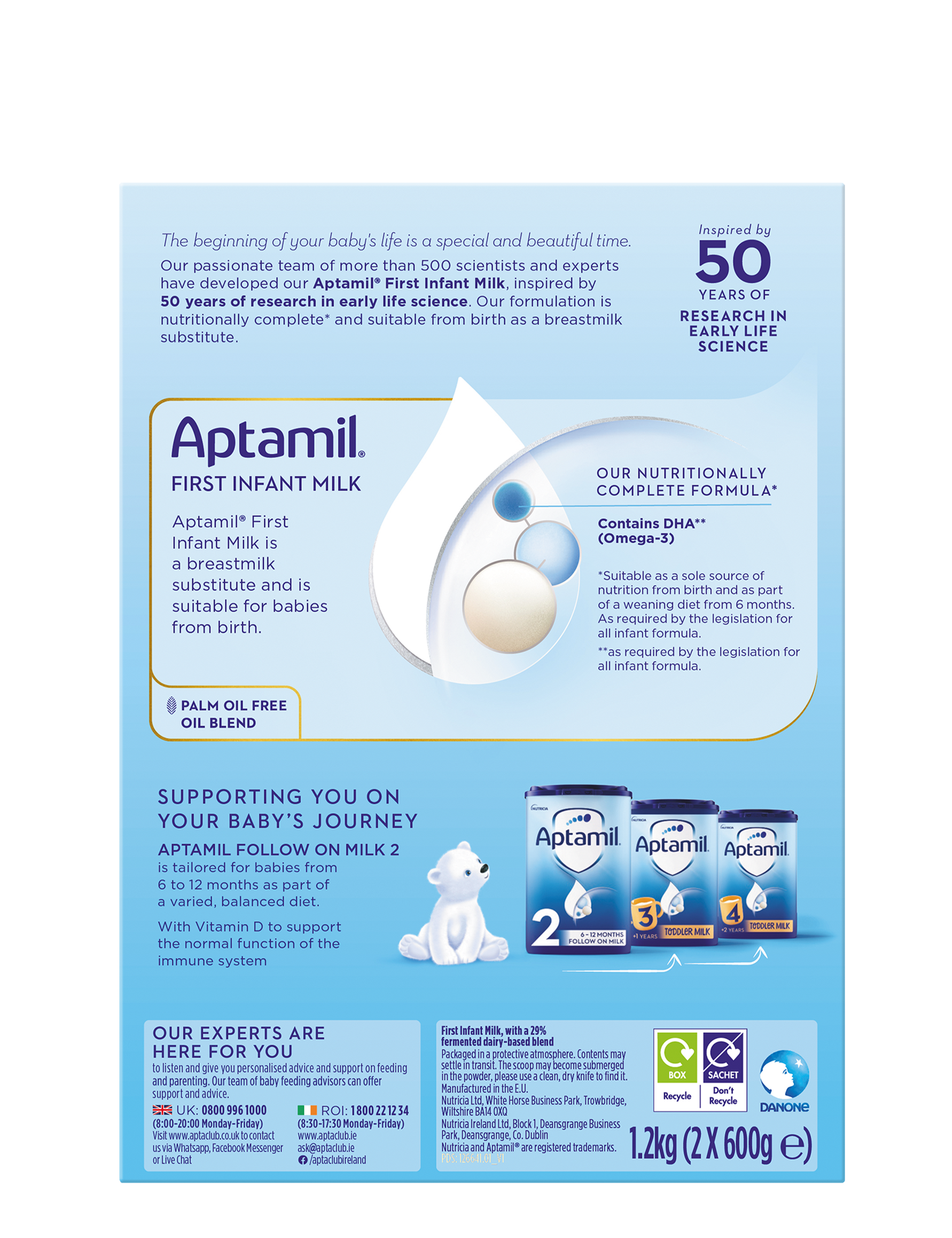 Aptamil® First Infant Milk 1.2kg