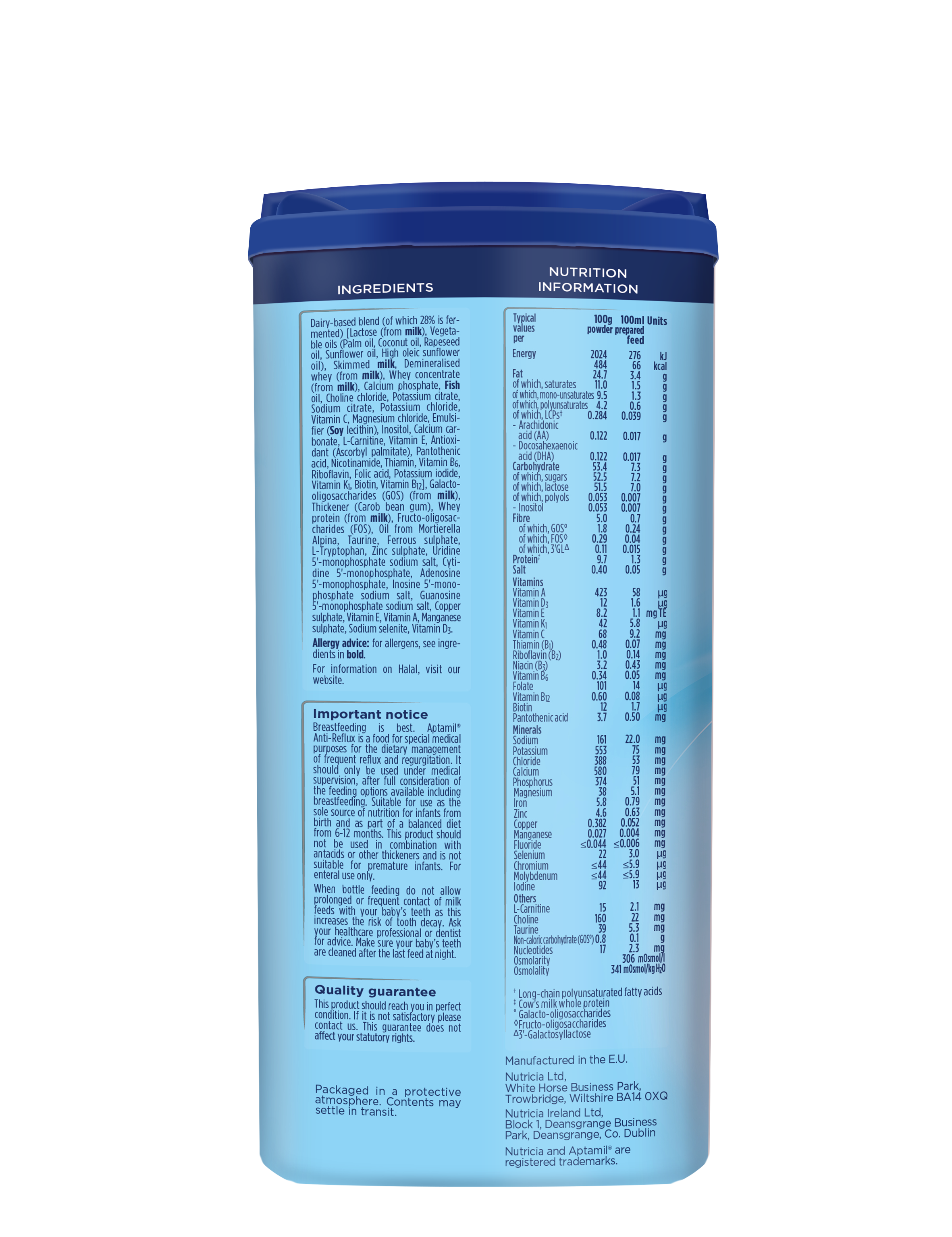 Aptamil anti reflux milk 2025
